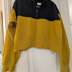Chic Color Block Crew Neck Sweater
